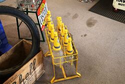 Reproduction Golden Fleece HEX 8 Bottle Oil Rack