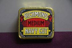 Richmound Medium Navy Cut Tobacco Tin 