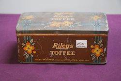 Riley's Toffee Tin