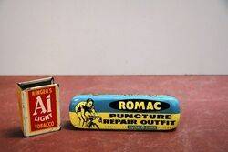 Romac Puncture Repair Outfit Tin 