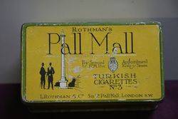 Rothman's Pall Mall Turkish Cigarettes No.3 Tin 