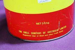 Round Shell 25 KG Grease Tin