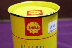 Round Shell Alvania Grease 3  1 LB Tin