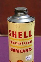 Round Shell Lubricants Quart Tin