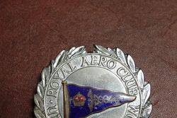 Royal Aero Club Car Club Badge