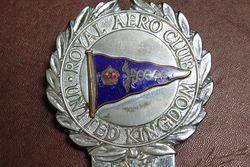 Royal Aero Club Car Club Badge