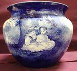 Royal Doulton Blue Children Jardiniere C1900-20