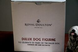 Royal Doulton Dulux Dog Figurine in Original Box 