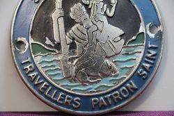 ST Christopher Travelers Car Badge 