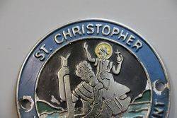 ST Christopher Travelers Car Badge 