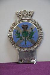 Scotland Genuine Car Badge By JRGaunt 