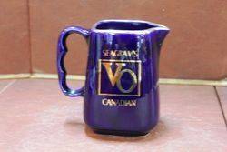 Seagrams VO Imported Canadian Whiskey Pub Jug