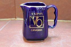 Seagrams VO Imported Canadian Whiskey Pub Jug