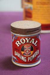 Set Of 4 Vintage Royal Baking Powder Tins