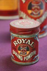 Set Of 4 Vintage Royal Baking Powder Tins