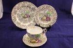 Set of 4 Garden House China Crinoline lady