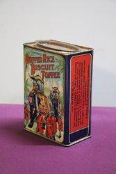 Sheldon And Pearson Ltd  Original Puffed Rice Biscuit Toffee Tin 