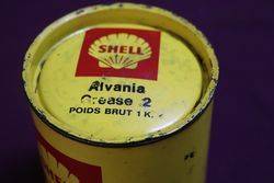 Shell Alvania Grease 2 Poids Brut 1 Kg Tin