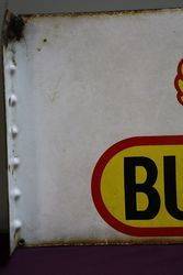 Shell Butagaz Enamel Advertising Sign