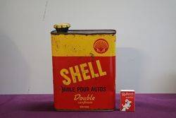 Shell Huile Pour Autos Double DemiFluide  2 Litres Motor Oil Tin 
