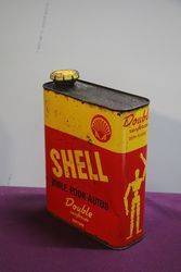 Shell Huile Pour Autos Double DemiFluide  2 Litres Motor Oil Tin 