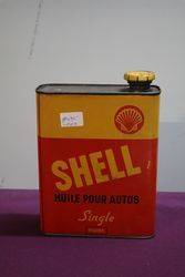 Shell Huile Pour Autos Single Fluide  2 Litres Motor Oil Tin 