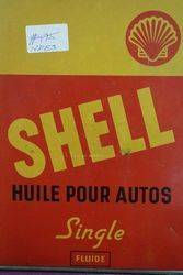 Shell Huile Pour Autos Single Fluide  2 Litres Motor Oil Tin 