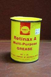 Shell Retinax 1lb Grease Tin