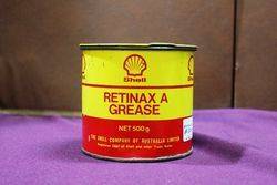 Shell Retinax 500g Grease Tin