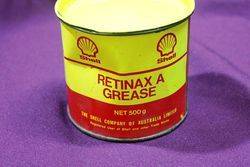 Shell Retinax 500g Grease Tin