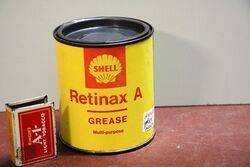 Shell Retinax 'A' One Pound Grease Tin.
