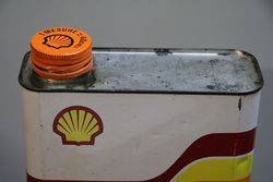 Shell Super 2 Temps 2 Liters  Motor Oil Tin 