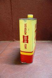 Shell X100 2ltr Oil Tin