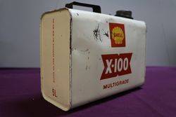 Shell X100 5 Litres  Can