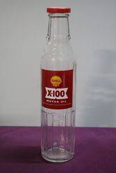 Shell X100 Motor Oil Bottle 