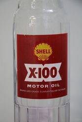 Shell X100 Motor Oil Bottle 