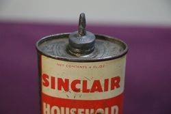Sinclair Household Oil 4 Fluid Ozs Tin 