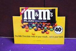 Small MandMs Advertising Card