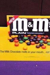 Small MandMs Advertising Card