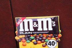 Small MandMs Advertising Card