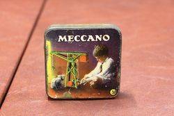 Small Meccano Tin