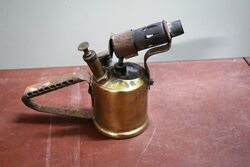 Small Vintage Brass Blow Torch