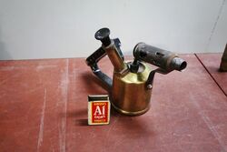 Small Vintage Brass Blow Torch