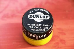 Small Vintage Dunlop PatchHeats Units Tin