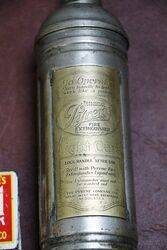 Small Vintage Junior PYRNE Fire Extinguisher 