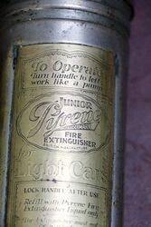 Small Vintage Junior PYRNE Fire Extinguisher 