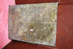 Small Vintage The Sun News Pictorial Hand Painted Tin Sign 
