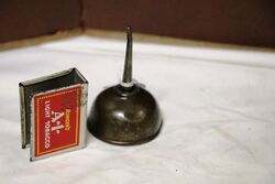 Small Vintage Thumb Pump Oiler.