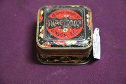 Small vintage Macleods Tea Tin London 