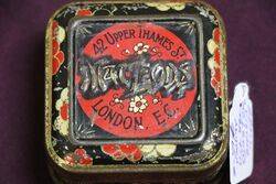 Small vintage Macleods Tea Tin London 